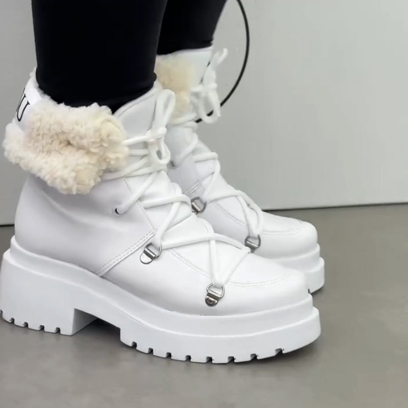 Solid Color Short Boots