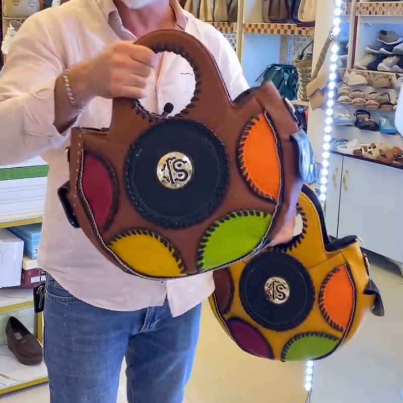 Patchwork Cylinder Bag