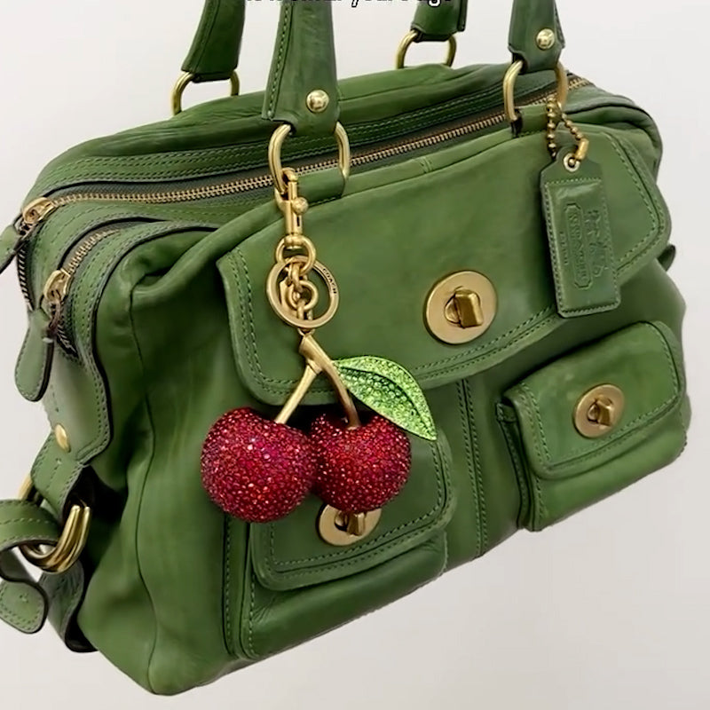 Green Leather Work Bag