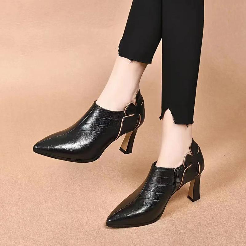 Elegant Floral High Heels Shoes