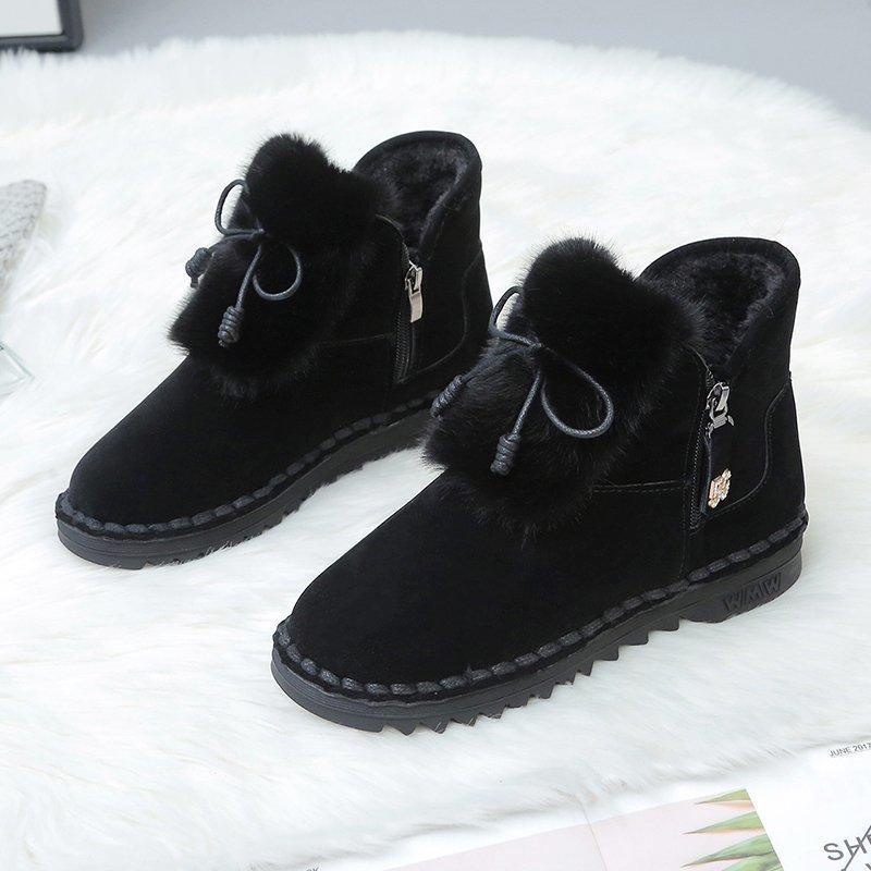 Bow Soft-Sole Snow Boots