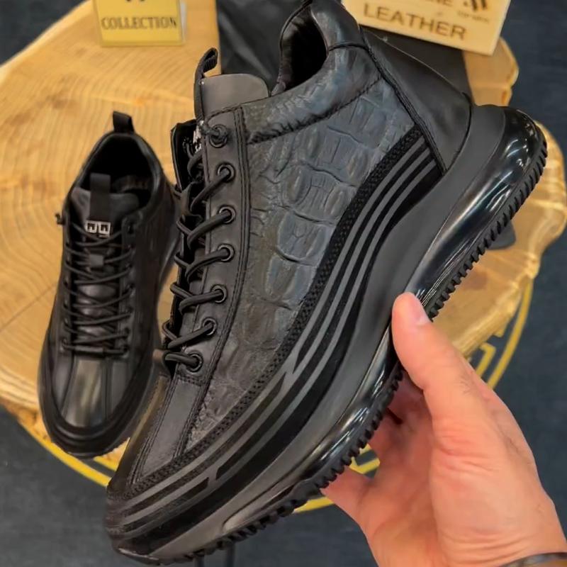 Comfy Leather Casual Sneakers