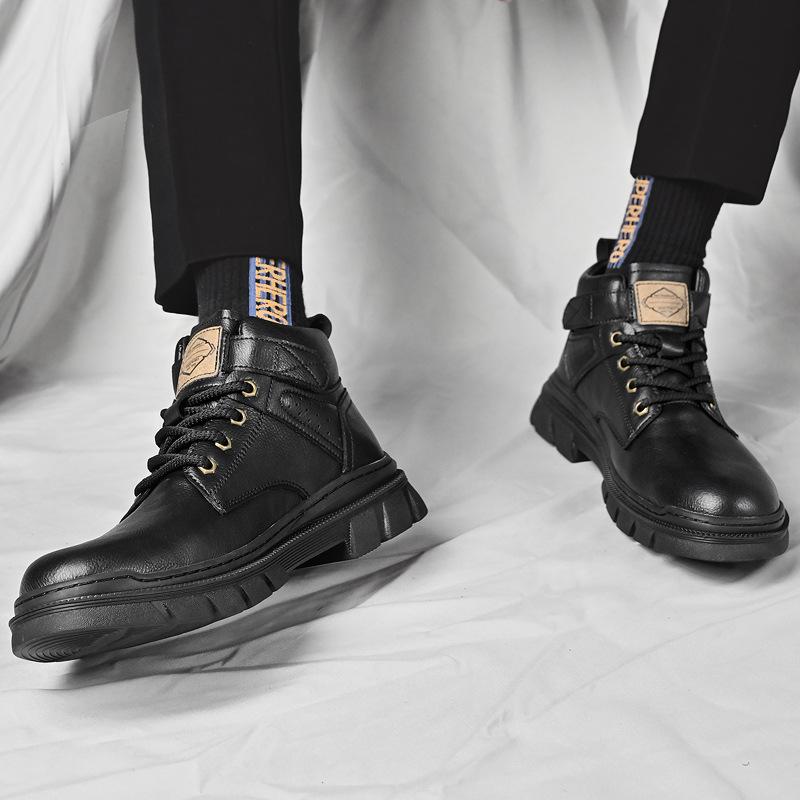 Walking Leather Casual Boots