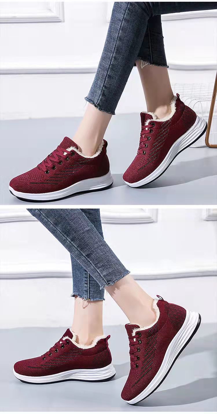 Lightweight Fleece Lined Soft Shoes