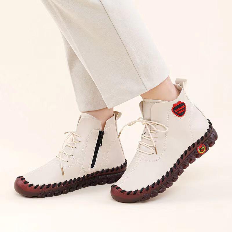 New Platform Leather Non-Slip Sneakers