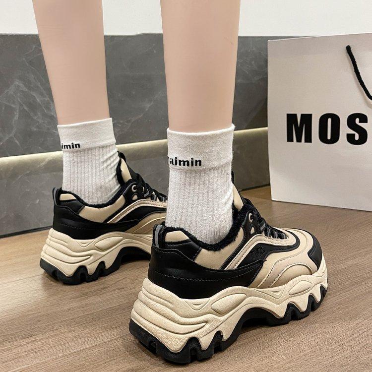Casual Lace Up Chunky Shoes