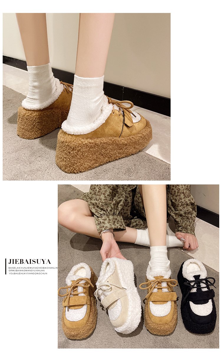 Fluffy Warm Lamb wool Slippers