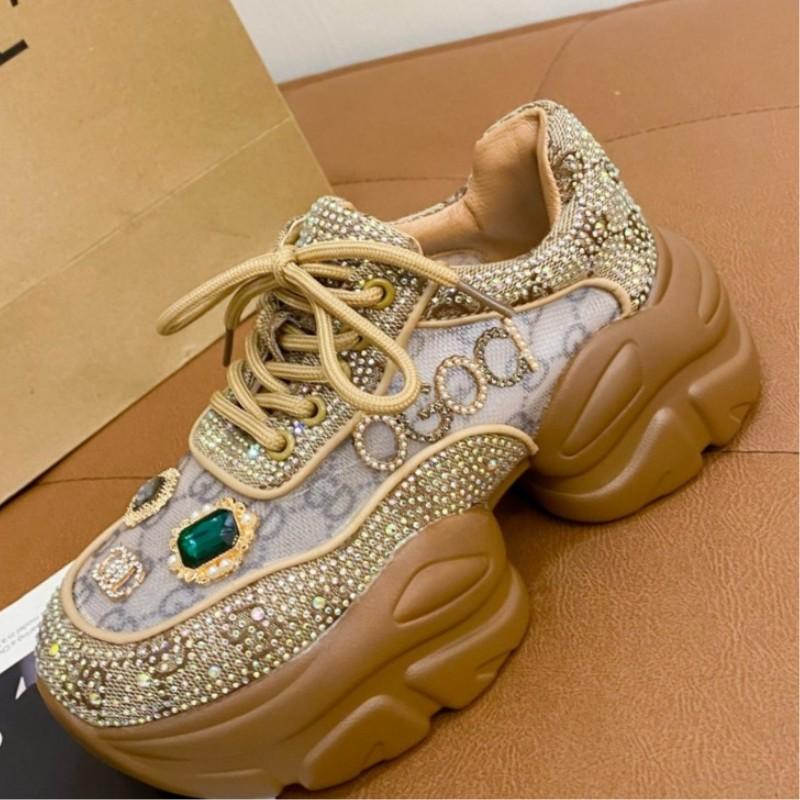 Rhinestone Breathable Sport Shoes
