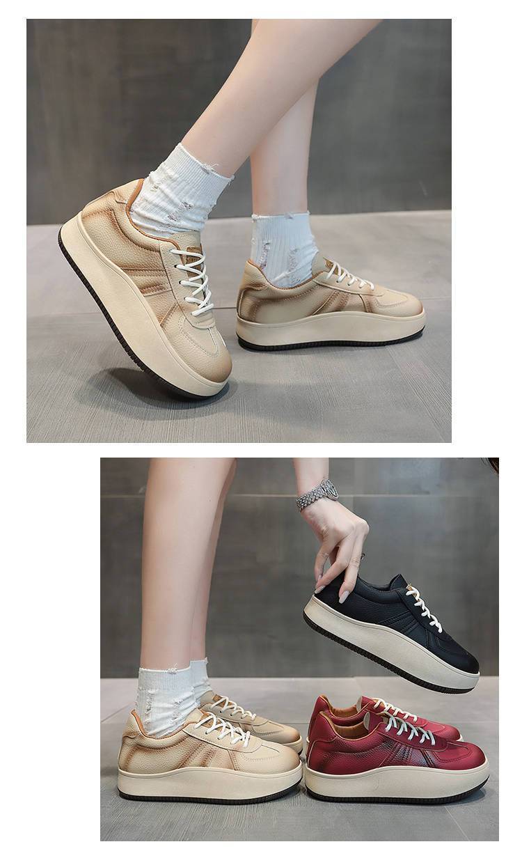 Soft Leather Rocking Shoes