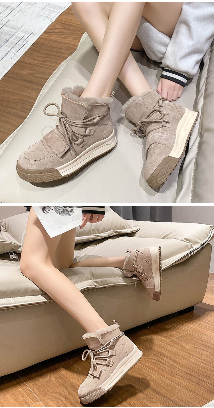 Outside Retro Warm Cotton Snow Boots