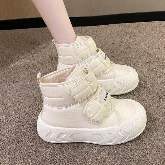 Walking Platform Flats Snow Boots