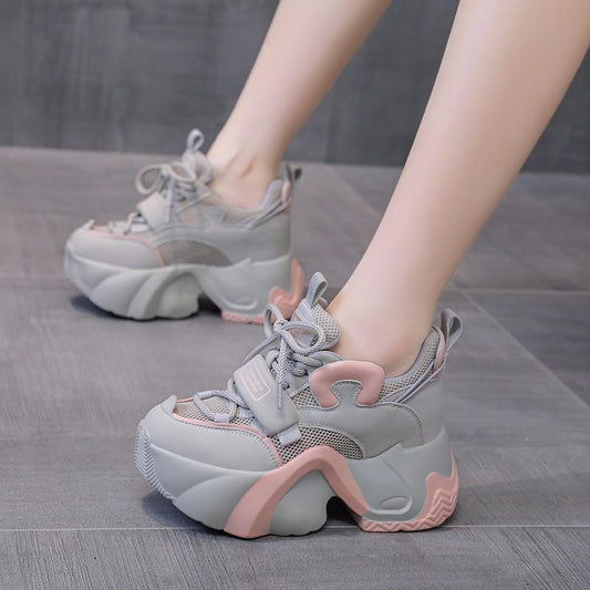 Heightening Breathable Muffin Shoes