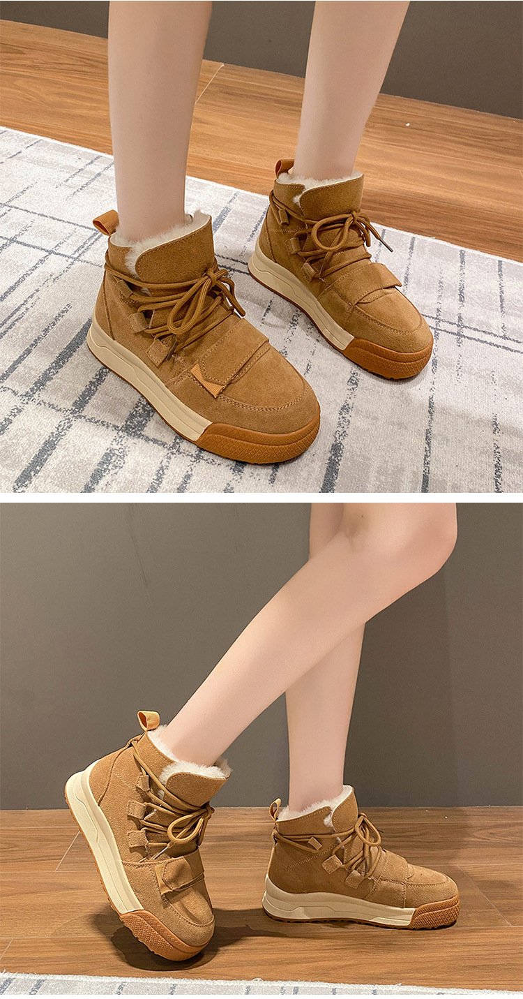 Outside Retro Warm Cotton Snow Boots