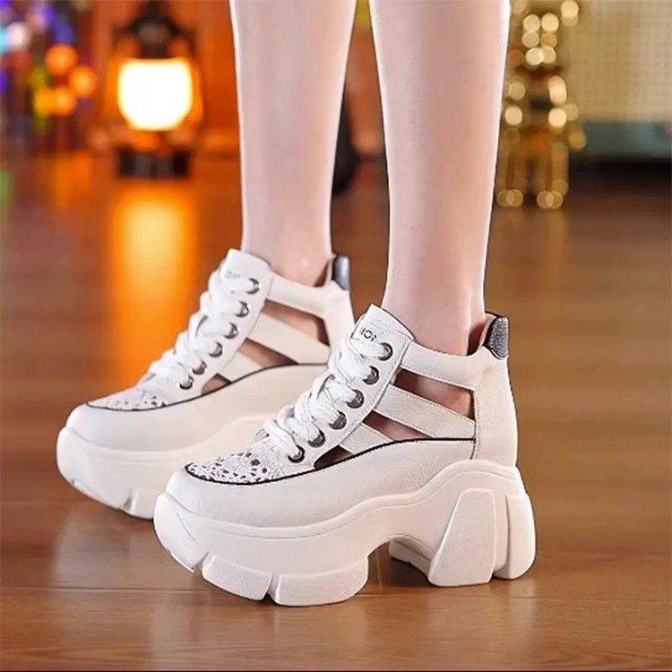 Hollow Casual Chunky Shoes