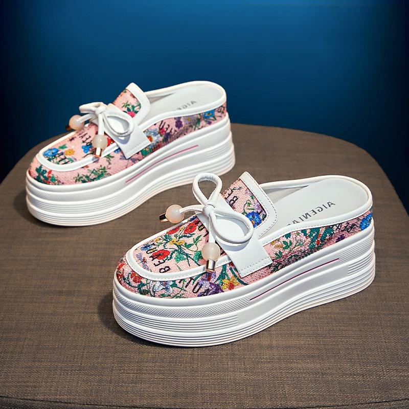 Flower Casual Walking Slippers