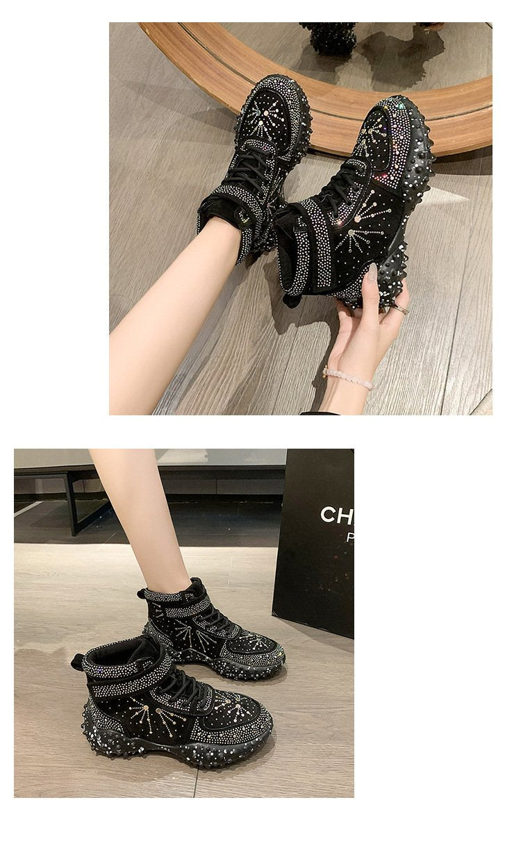 Bling Rhinestones Casual Sneakers