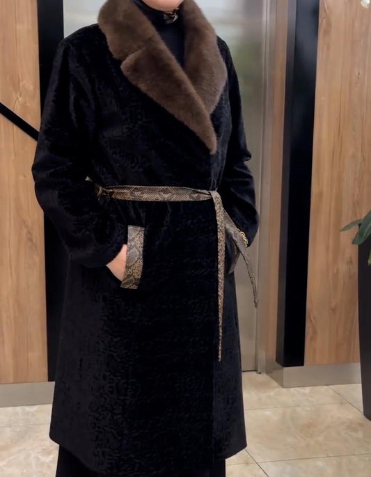 Black Warm Comfy Coat