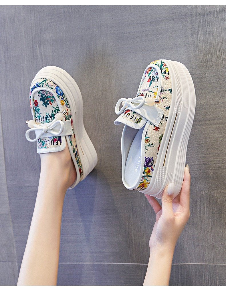 Flower Casual Walking Slippers