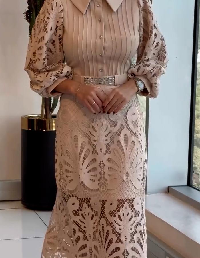 Elegant Embroidered Dress