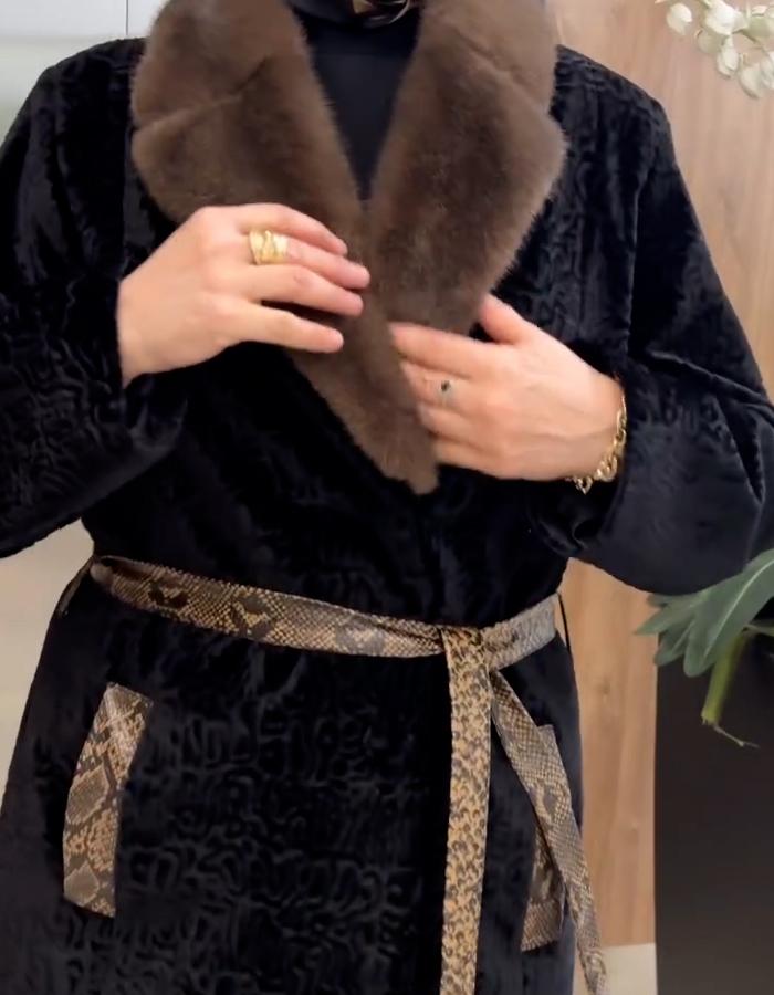 Black Warm Comfy Coat