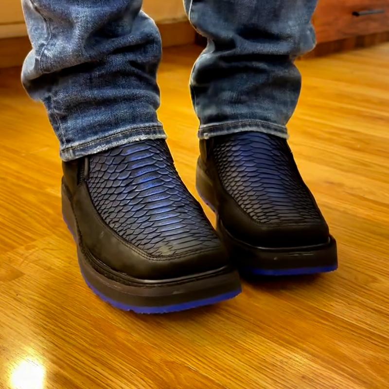 Blue Platform Shoes
