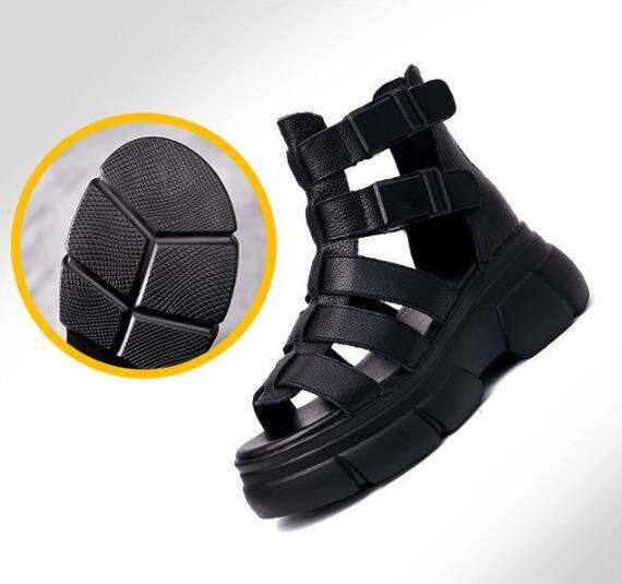 Handmade Leather Retro Casual Ankle Boots Sandals
