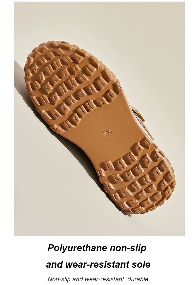 Retro Leather Metal Buckle Roman Height Shoes