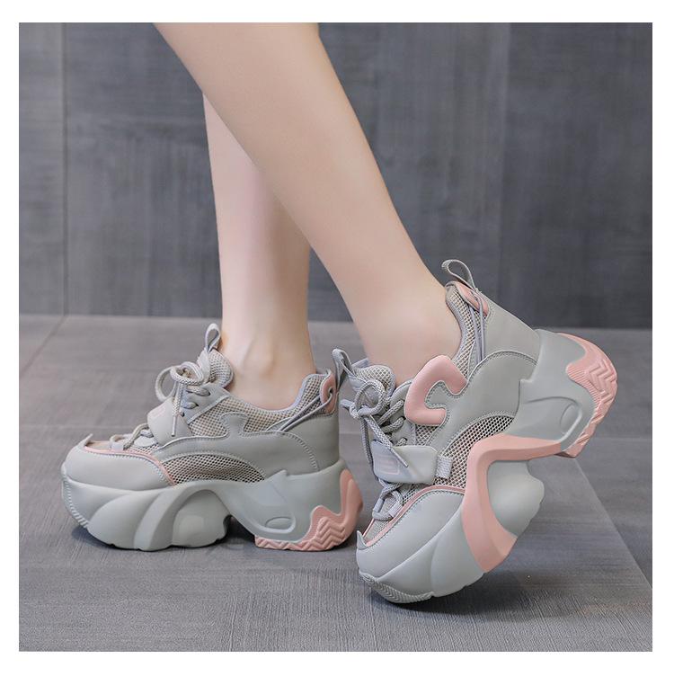 Heightening Breathable Muffin Shoes