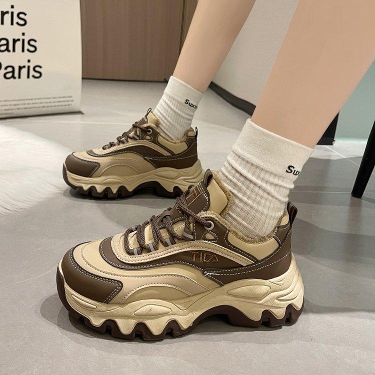Casual Lace Up Chunky Shoes