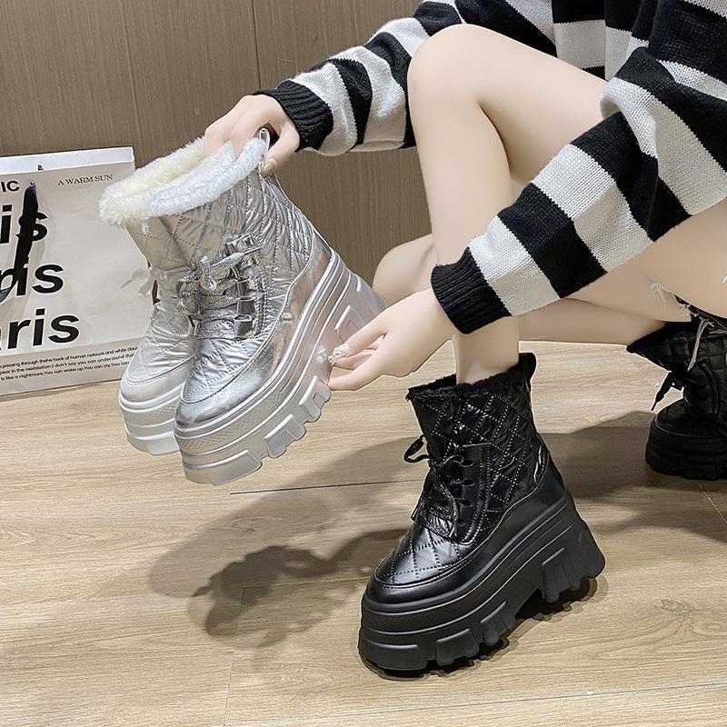 Waterproof Thick-Sole Platform Snow Boots