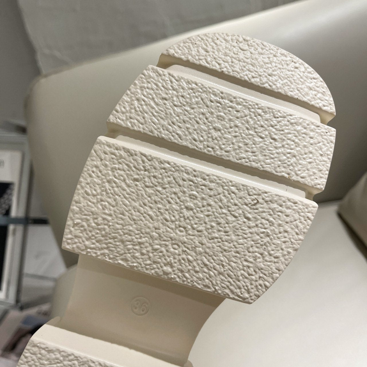 Solid Color Leather Belt Buckle Boots