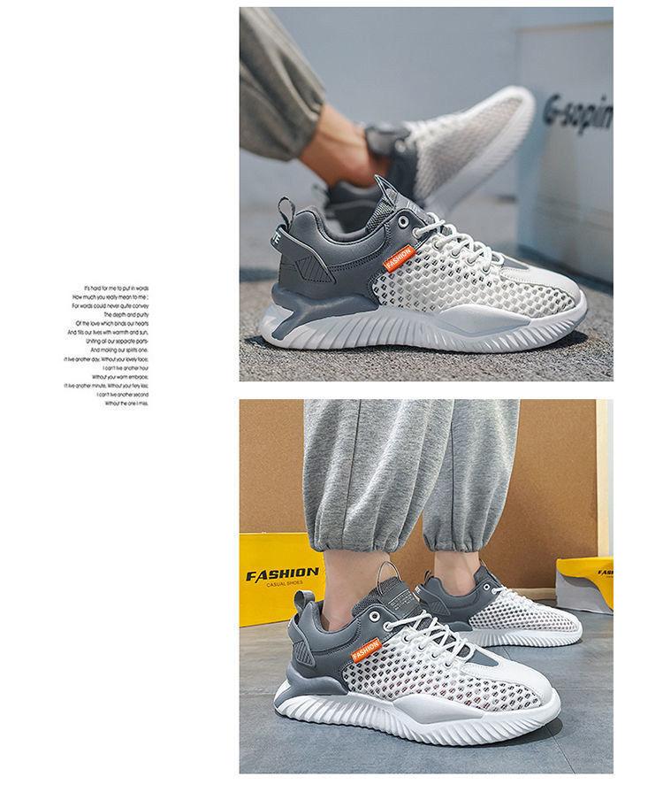 Two-Color Casual Mesh Sneakers