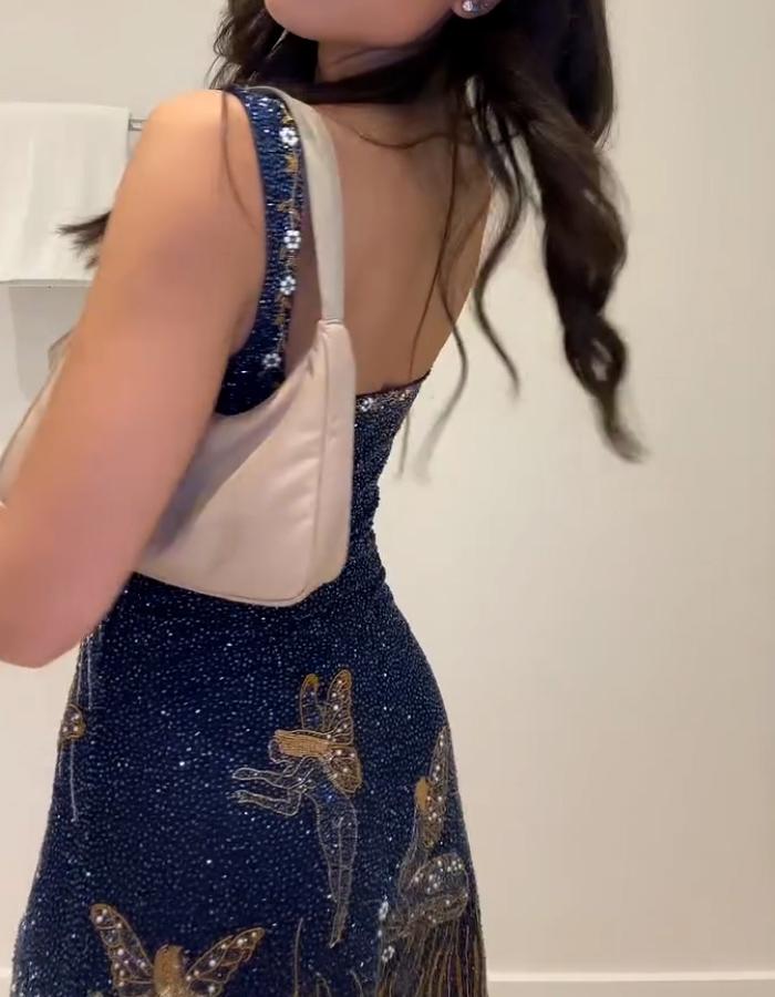 Blue Cosmic Sparkle Dress