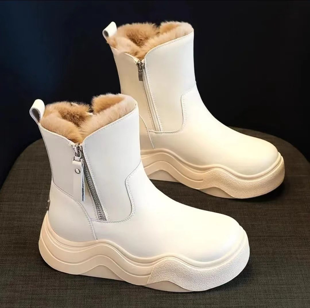 Warm Flats Walking Snow Boots