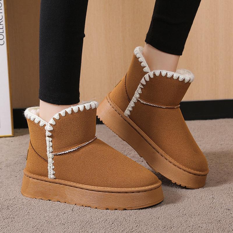 Casual Suede Non-Slip Snow Boots