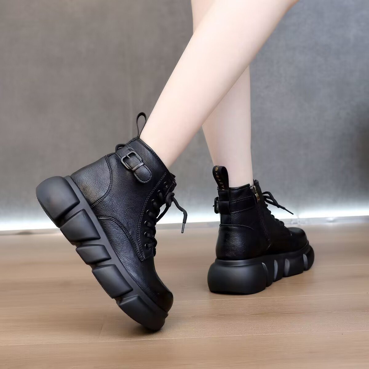 Handmade Elegant Vintage Leather Warm Boots