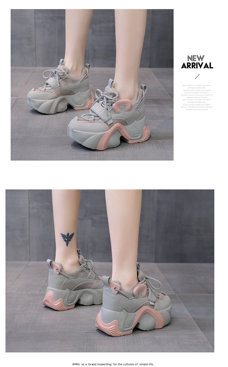 Heightening Breathable Muffin Shoes