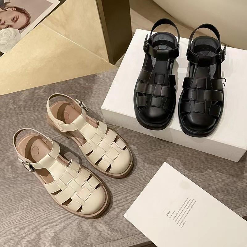 Weave Soft Roman Sandals