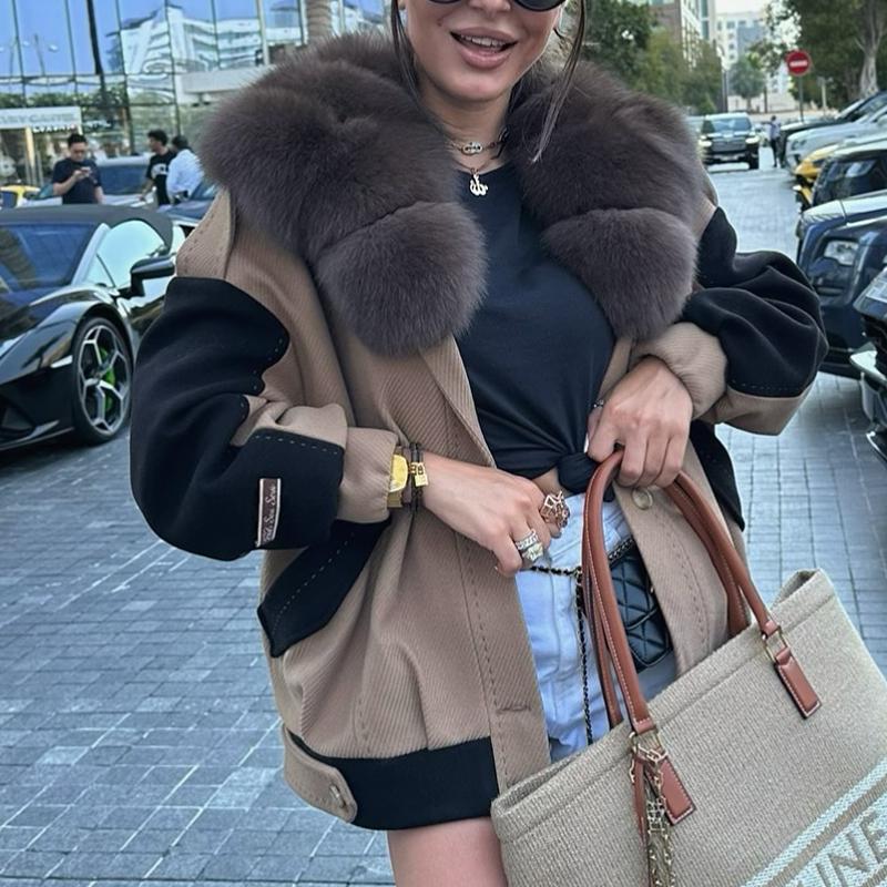 Khaki Casual Short Jacket