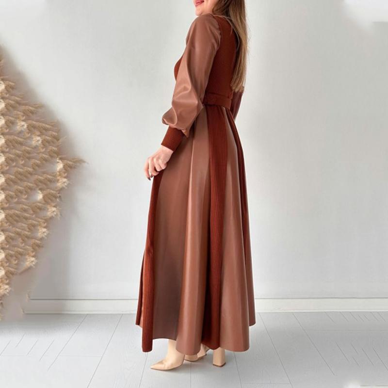 Elegant Puff Sleeve Prom Dresses【With Belt】