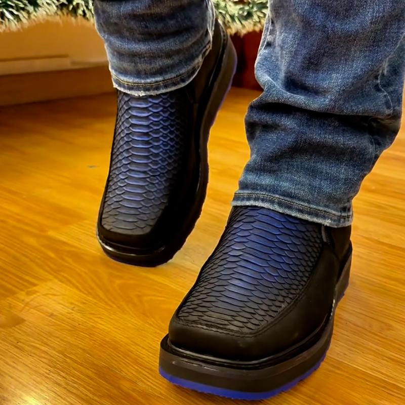 Blue Platform Shoes