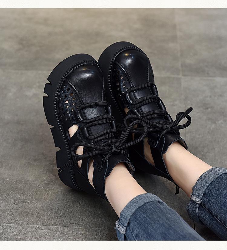 Handmade Retro Leather Breathable Shoes