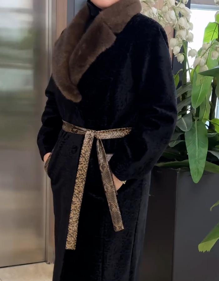 Black Warm Comfy Coat