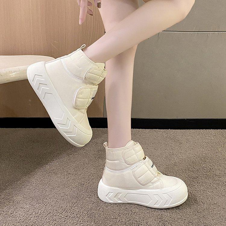 Walking Platform Flats Snow Boots