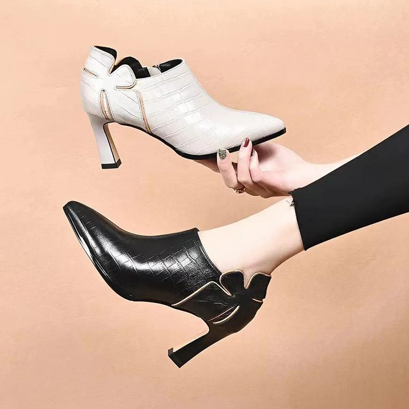 Elegant Floral High Heels Shoes