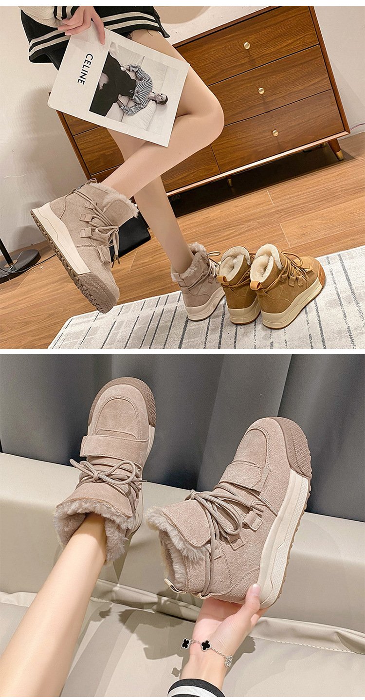 Outside Retro Warm Cotton Snow Boots