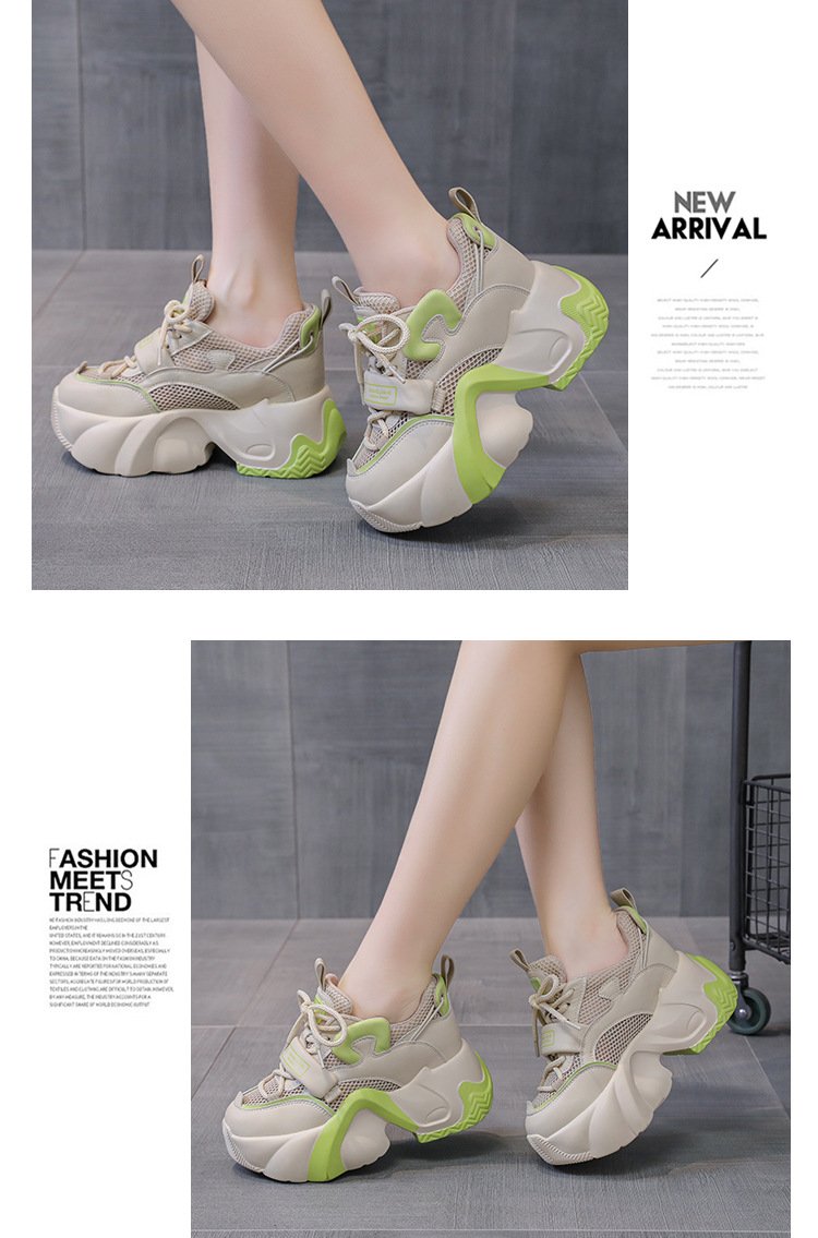 Heightening Breathable Muffin Shoes