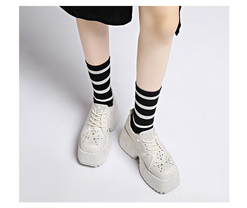 Rhinestone Casual Muffin Shoes