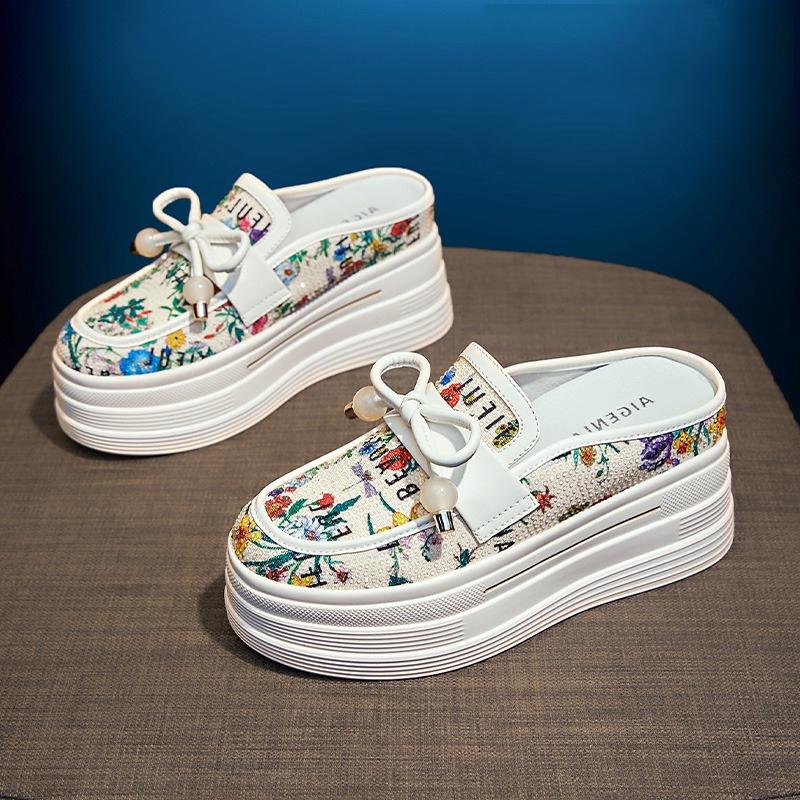 Flower Casual Walking Slippers