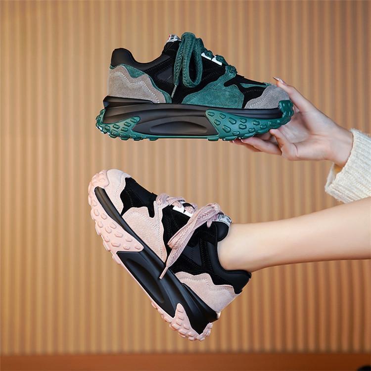 Pop Color-Blocking Sports Shoes